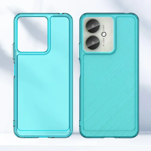 estuche-cellairis-celeste Estuche Transparente Celeste TPU Candy Series para Xiaomi Redmi 13C 4G /13C 5G o Poco C65 4G - Imagen 3