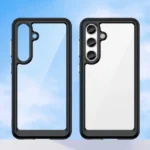 Estuche Transparente Negro Samsung Galaxy S24 TPU + Acrílico Antirrayaduras