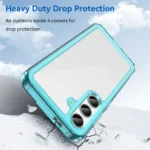 Case Transparente Celeste Samsung Galaxy S24 TPU + Acrílico Antirrayaduras - Imagen 2