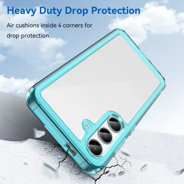 estuche-samsung-cellairis Case Transparente Celeste Samsung Galaxy S24 TPU + Acrílico Antirrayaduras - Imagen 2