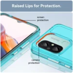 Case Transparente Celeste TPU Candy Series para Xiaomi Redmi 12C 4G - Imagen 2