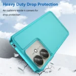 Estuche Transparente Celeste TPU Candy Series para Xiaomi Redmi 13C 4G /13C 5G o Poco C65 4G - Imagen 2
