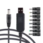 Cable Adaptador 5V a 9V para Router en Apagones – 8 Adaptadores Incluidos
