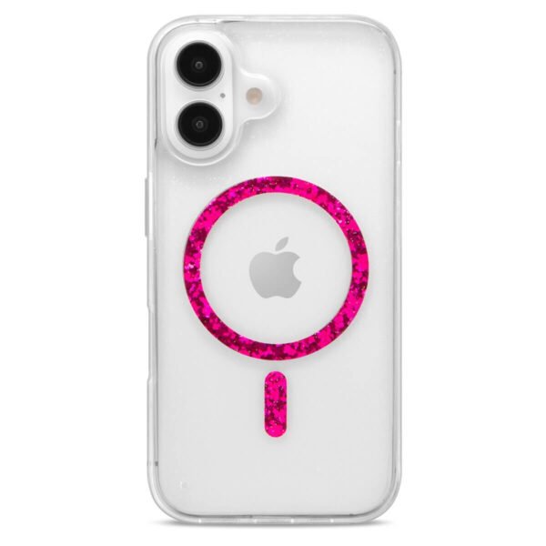 Showcase Halo Glitter - iPhone 16 Magenta w/ MagSafe - Imagen 2