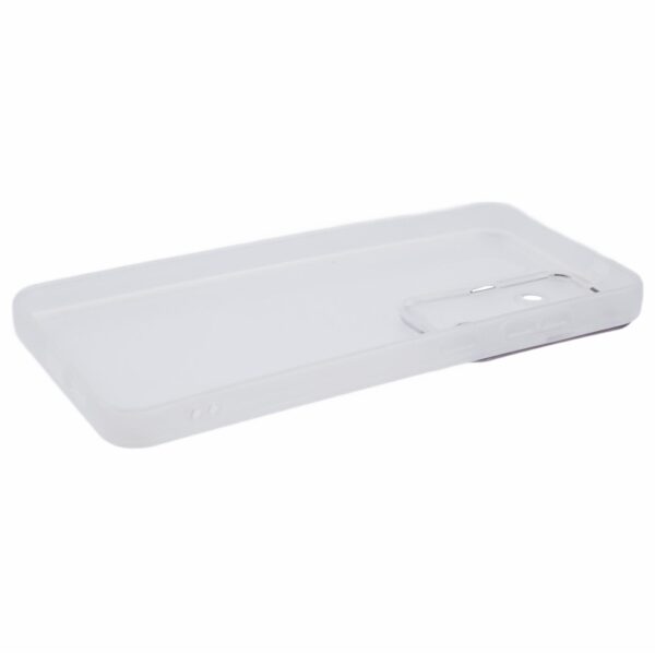 Serie DKSM para Samsung Galaxy A15 5G / A15 4G Funda con marco de cámara galvanizada Cubierta de teléfono TPU - Blanco transparente - Imagen 5