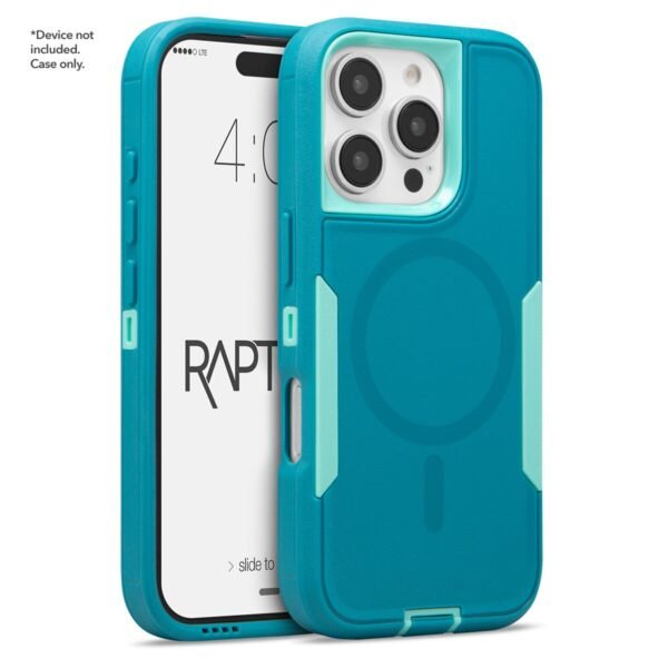 cellairis-rapture-iphone-16-pro-ocean-blue-turquesa-funda-resistente-ecuador. Cellairis Rapture Rugged - iPhone 16 Pro Ocean Blue/ Turquoise w/ MagSafe - Imagen 3