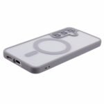 Funda para Samsung Galaxy S23 FE compatible con MagSafe a prueba de golpes PC+TPU cubierta transparente para teléfono - Gris - Imagen 2