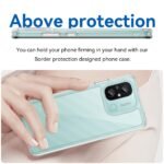 Para Xiaomi Redmi 12C 4G Funda transparente Airbag Corner Protective Phone Cover (Gran orificio para lente trasera - Imagen 2