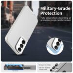 Funda PC+TPU+PET Mate Anti-caída para Samsung Galaxy A55 5G - Blanco - Imagen 2