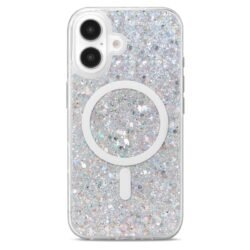 Cellairis Showcase Glam - iPhone 16 Silver w/ MagSafe