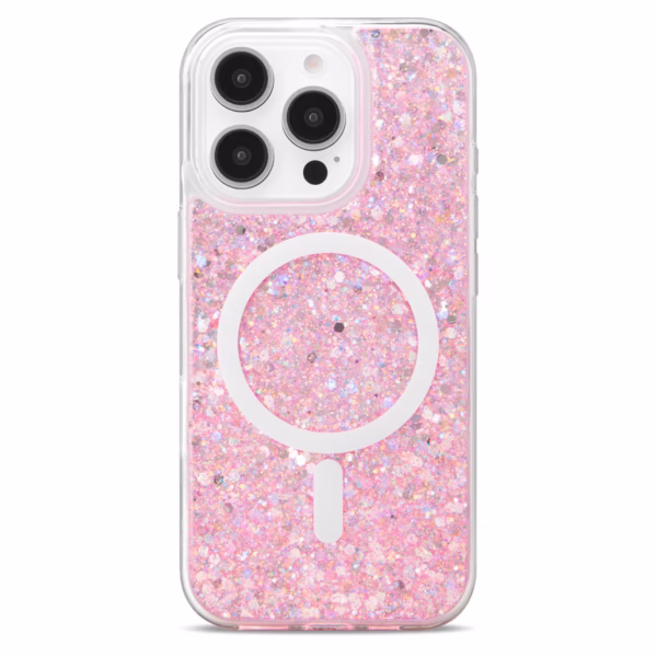 iphone-16-pro-case-showcase-glam-baby-pink-cellairis-ecuador. Cellairis Showcase Glam - iPhone 16 Pro Baby Pink w/ MagSafe - Imagen 1