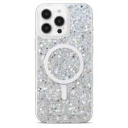 Cellairis Showcase Glam - iPhone 16 Pro Max Silver w/ MagSafe