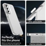 Funda PC+TPU+PET Mate Anti-caída para Samsung Galaxy A55 5G - Blanco - Imagen 3