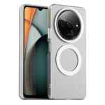 Funda para Xiaomi Redmi A3 4G / A3x 4G / Poco C61 4G compatible con MagSafe PC+TPU+PET cubierta trasera del teléfono - Blanco