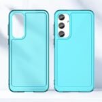 ara Samsung Galaxy A55 5G Funda Candy Series TPU Cubierta trasera para teléfono a prueba de caídas - Azul transparente - Imagen 3