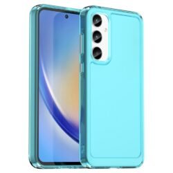 unda Candy Series TPU para Samsung Galaxy A35 5G Mayorista de accesorios para teléfonos móviles - Azul transparente