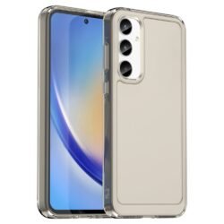 Funda Candy Series TPU para Samsung Galaxy A35 5G Mayorista de accesorios para teléfonos móviles - Gris transparente