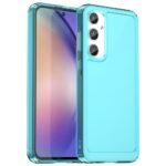 ara Samsung Galaxy A55 5G Funda Candy Series TPU Cubierta trasera para teléfono a prueba de caídas - Azul transparente
