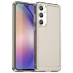 Para Samsung Galaxy A55 5G Funda Candy Series TPU Cubierta trasera para teléfono a prueba de caídas - Gris transparente