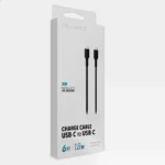 Cellairis Cable - 6FT USB-C to USB-C Black