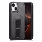 Case Magnético para iPhone 15 con Correa de Mano – Negro