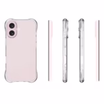 Funda TYMEI Transparente Shockproof para iPhone 17 con Esquinas Reforzadas – 1.5mm Clear Case