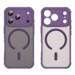 Funda Morada para Phone 17 Pro compatible con MagSafe | Anti-Golpes
