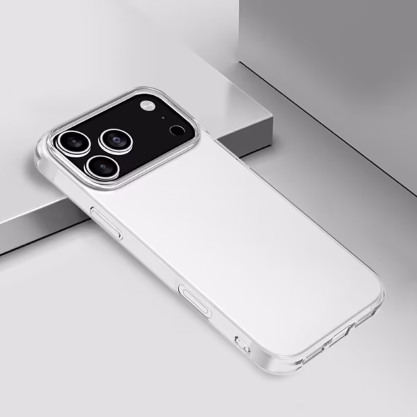 Funda Slim Transparente para iPhone 17 Pro | TPU Suave Ultra Delgada y Flexible - Imagen 4
