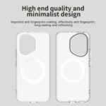 Case Honor 400 5G para celular con diseño magnético y antigolpes - White