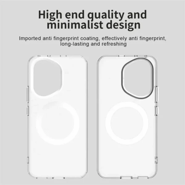 Case Honor 400 5G para celular con diseño magnético y antigolpes - White