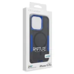 Case Cellairis Rapture Rugged para iPhone 15 Pro Navy Blue con MagSafe