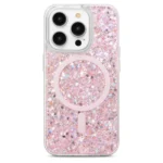 Case Cellairis Showcase Glam para iPhone 15 Pro Baby Pink con MagSafe