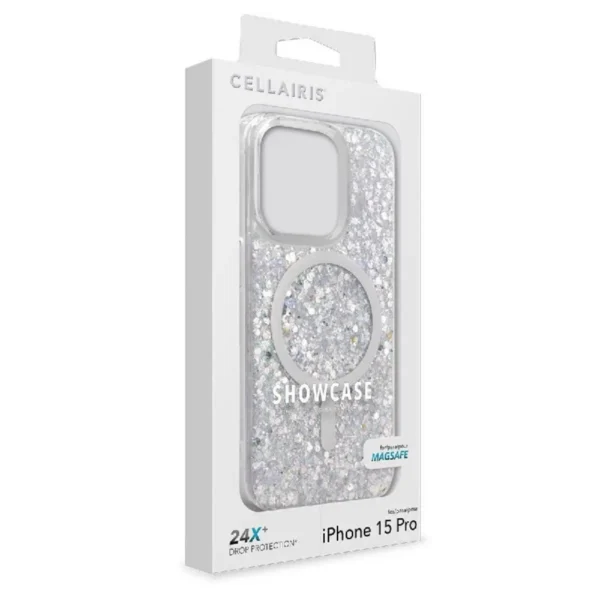Case Showcase Glam Cellairis para iPhone 15 Pro con MagSafe