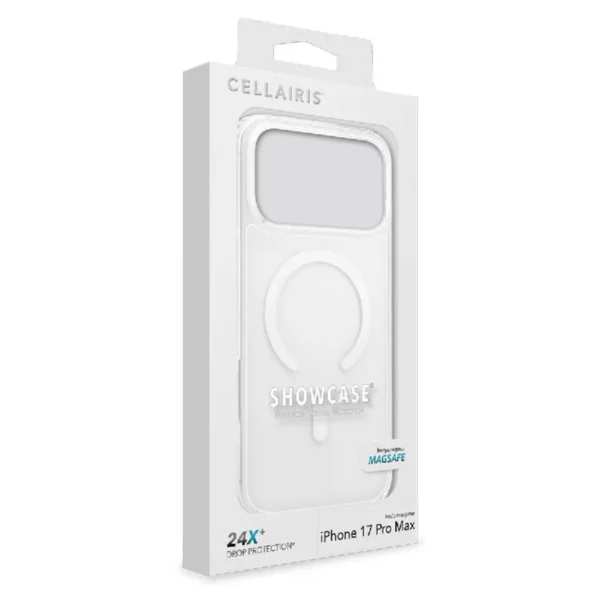 Case Showcase Halo para iPhone 17 Pro Max con MagSafe Transparente