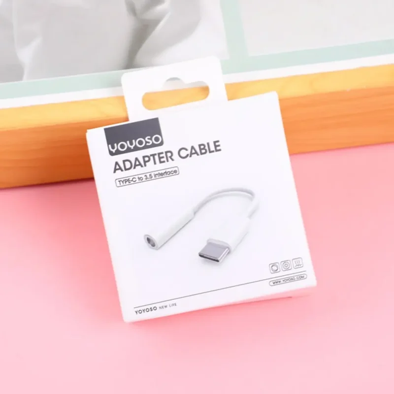 Adaptador TYPE-C a 3.5 para audio
