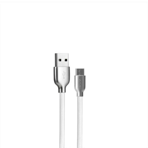 Cable de datos Type-C Fish-Screen Zinc Alloy - White
