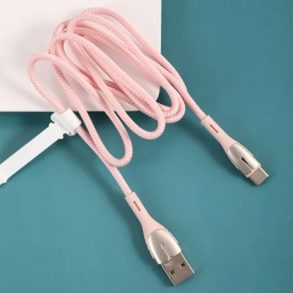Cable USB-C Zinc Alloy Type-C para carga y transferencia de datos