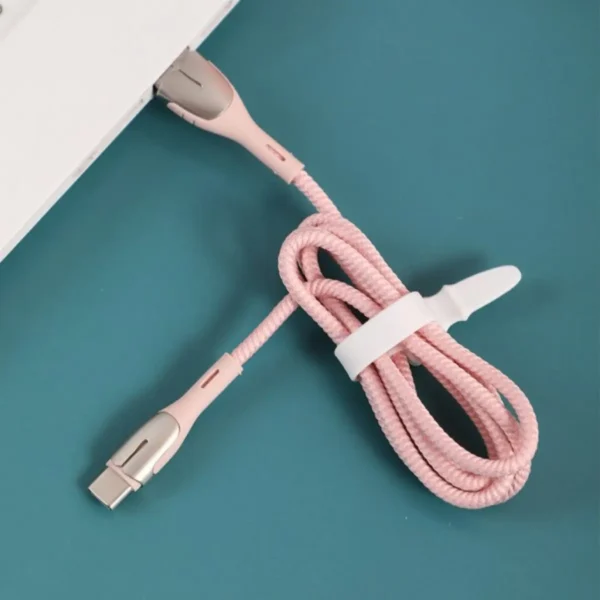 Cable USB-C Zinc Alloy Type-C para carga y transferencia de datos