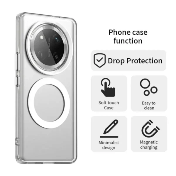 Case Anti-Drop para Honor Magic7 Lite 5G/X9c 5G/X60 Pro 5G - White