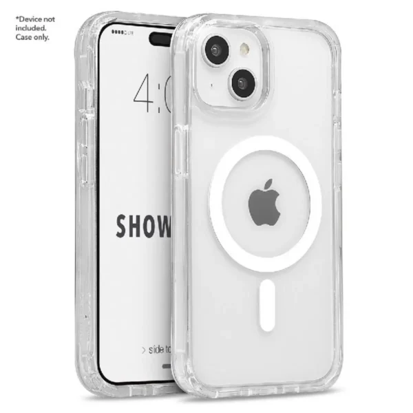 Case Cellairis Showcase para iPhone 15 con MagSafe Transparente