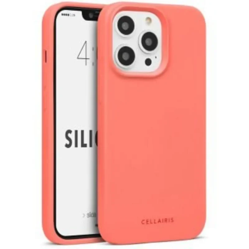 Case Cellairis Silicone para iPhone 13 Pro en Pink Citrus Matte