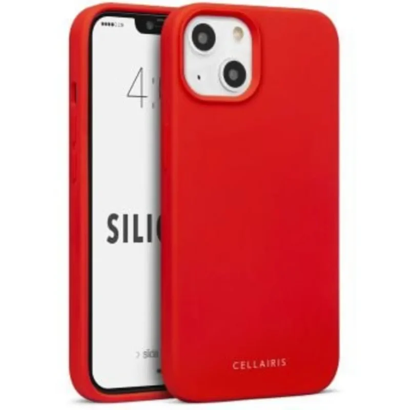 Case Cellairis Silicone para iPhone 13 Rojo Matte