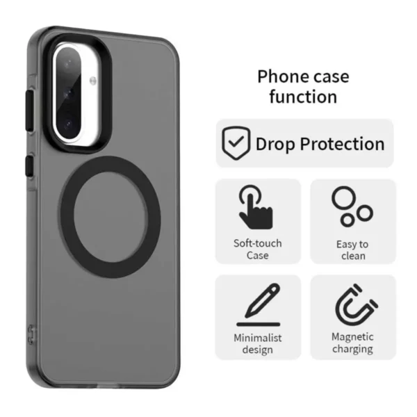Case Magnético para Samsung A36 5G/A56 5G - Negro