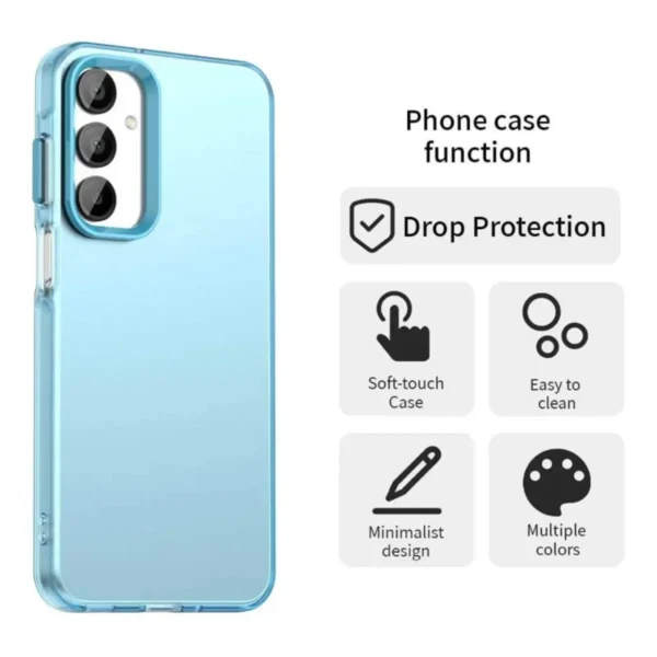 Case Matte Anti-Drop para A16 5G - Blue