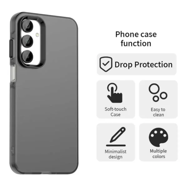 Case Matte Anti-Drop para A36 5G/A56 5G - Black