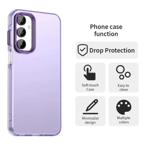 Case Matte Anti-Drop para A36 5G/A56 5G - Purple