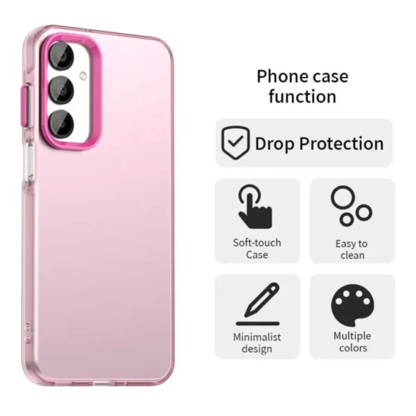 Case Matte Anti-Drop para A36 5G - Red