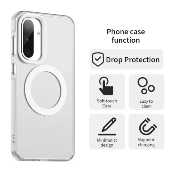 Case Matte Anti-Drop para A36 5G - White