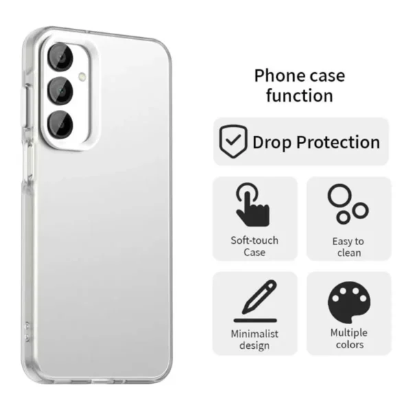 Case Matte Anti-Drop para A55 5G - White