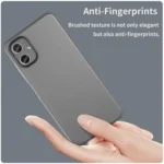 Case Matte Translucent Design para A06 4G - Black